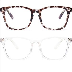 2 pack blue light blocking glasses